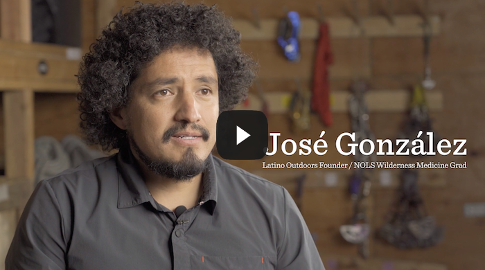 José González looks at the camera while speaking about the power of wilderness