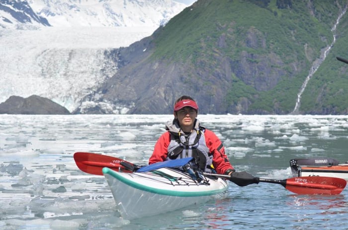 Bill de la Rosa Sea Kayaking in Alaska
