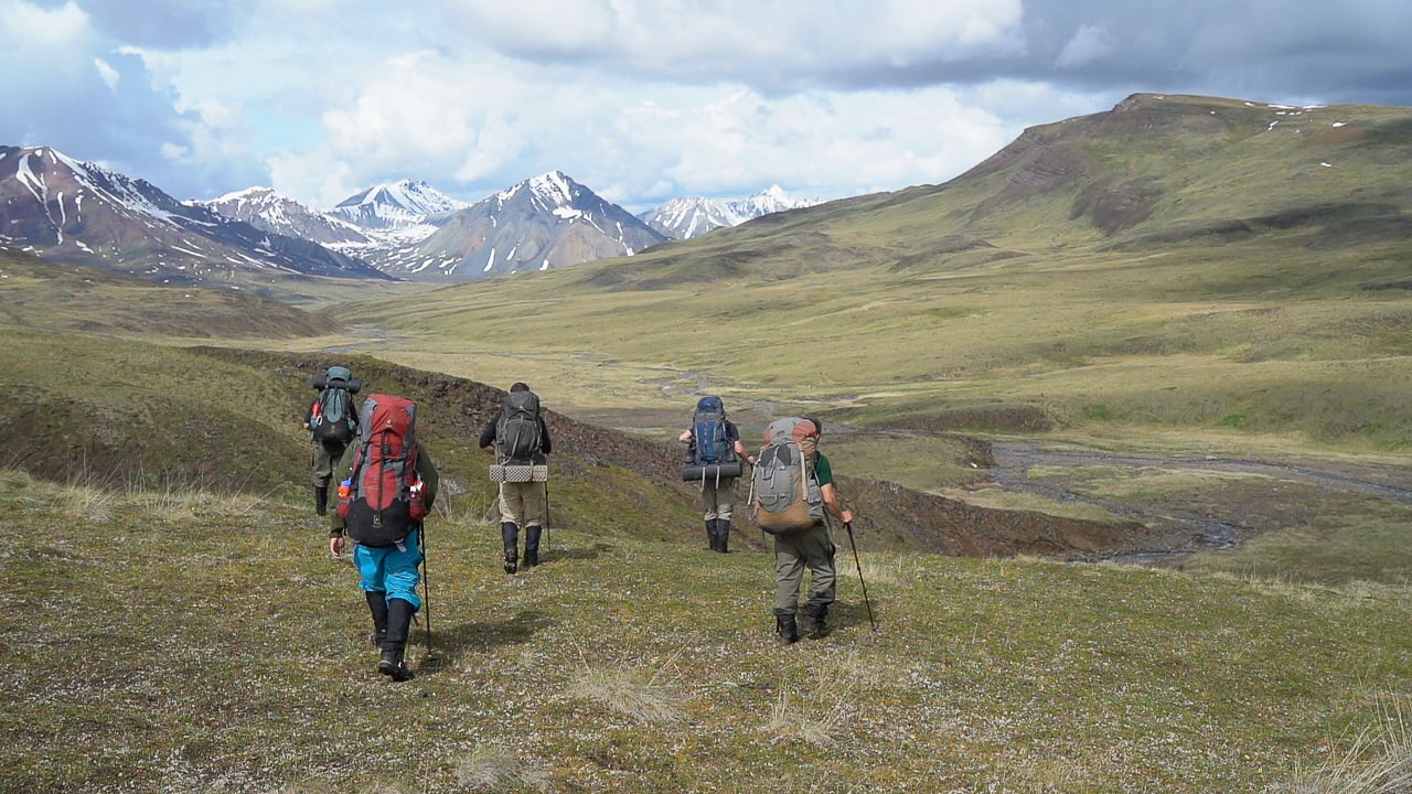 Students head out to the mountains in Alaska