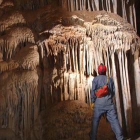 Click to learn more about the caving skill